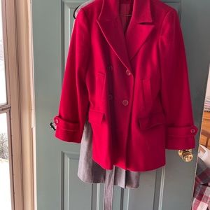 Like new very nice red jacket